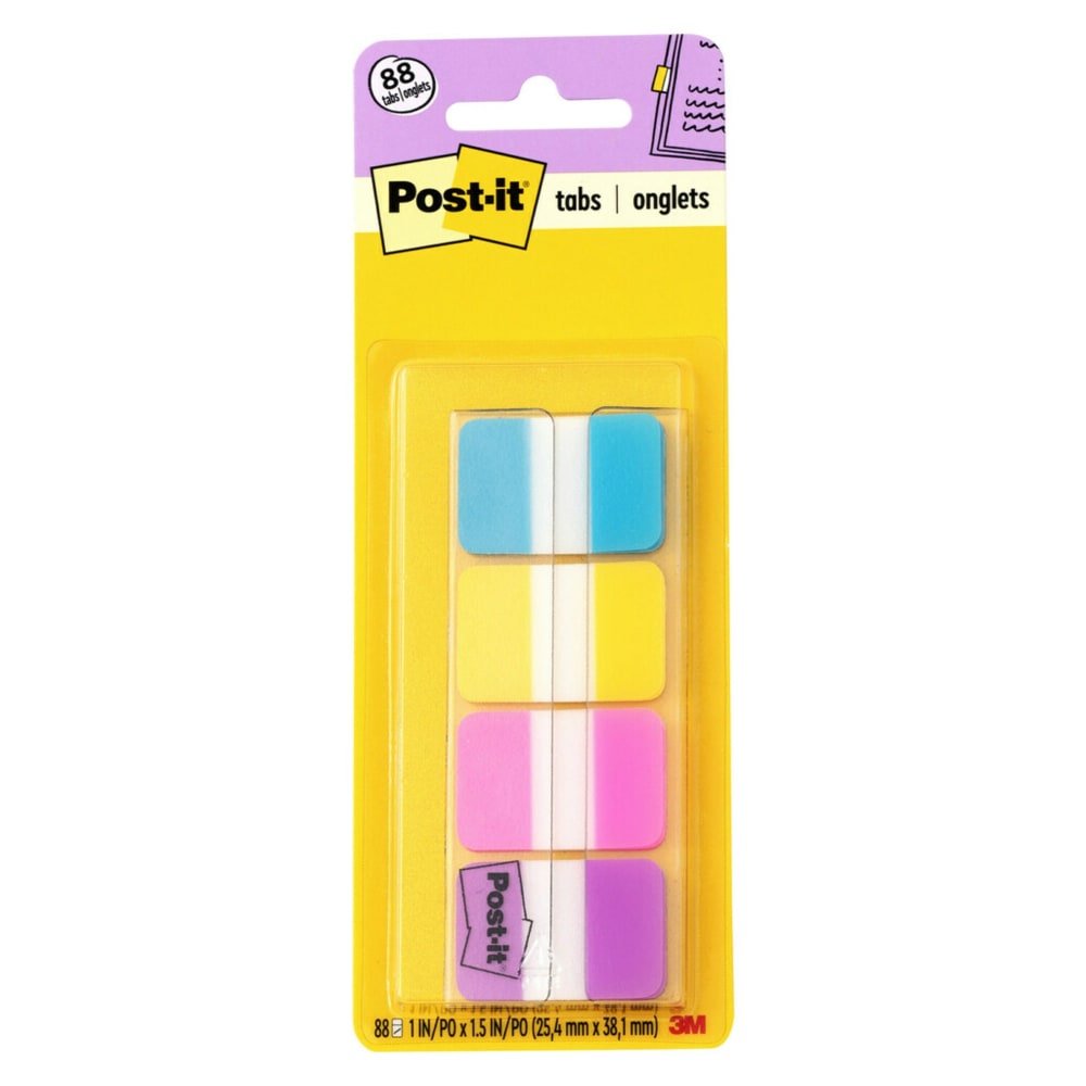 Post-it® Tabs, 1" x 1.5", 1 Pack, 88