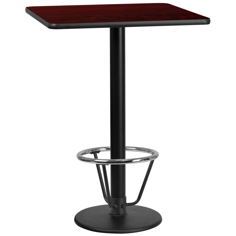 Flash Furniture Laminate Square Table Top With Round