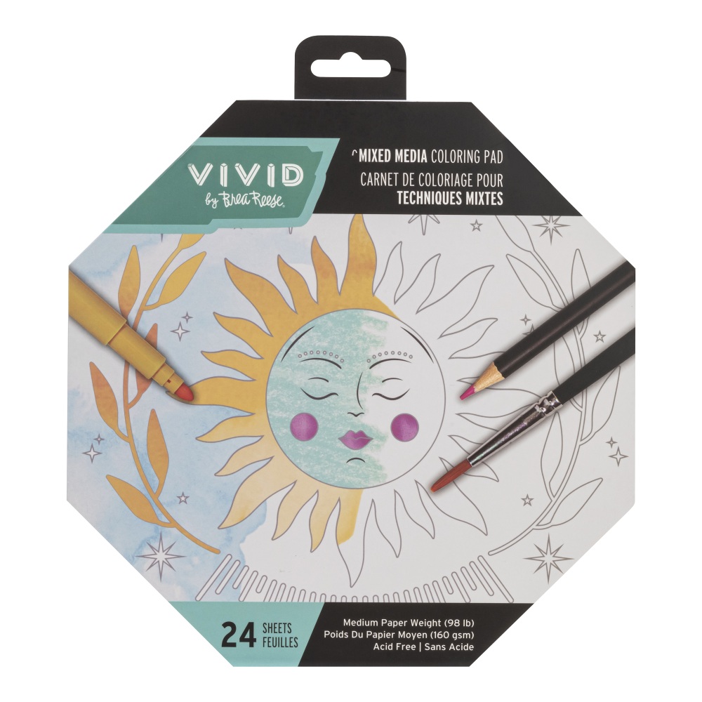 Vivid by Brea Reese® Shaped Mixed Media Paper