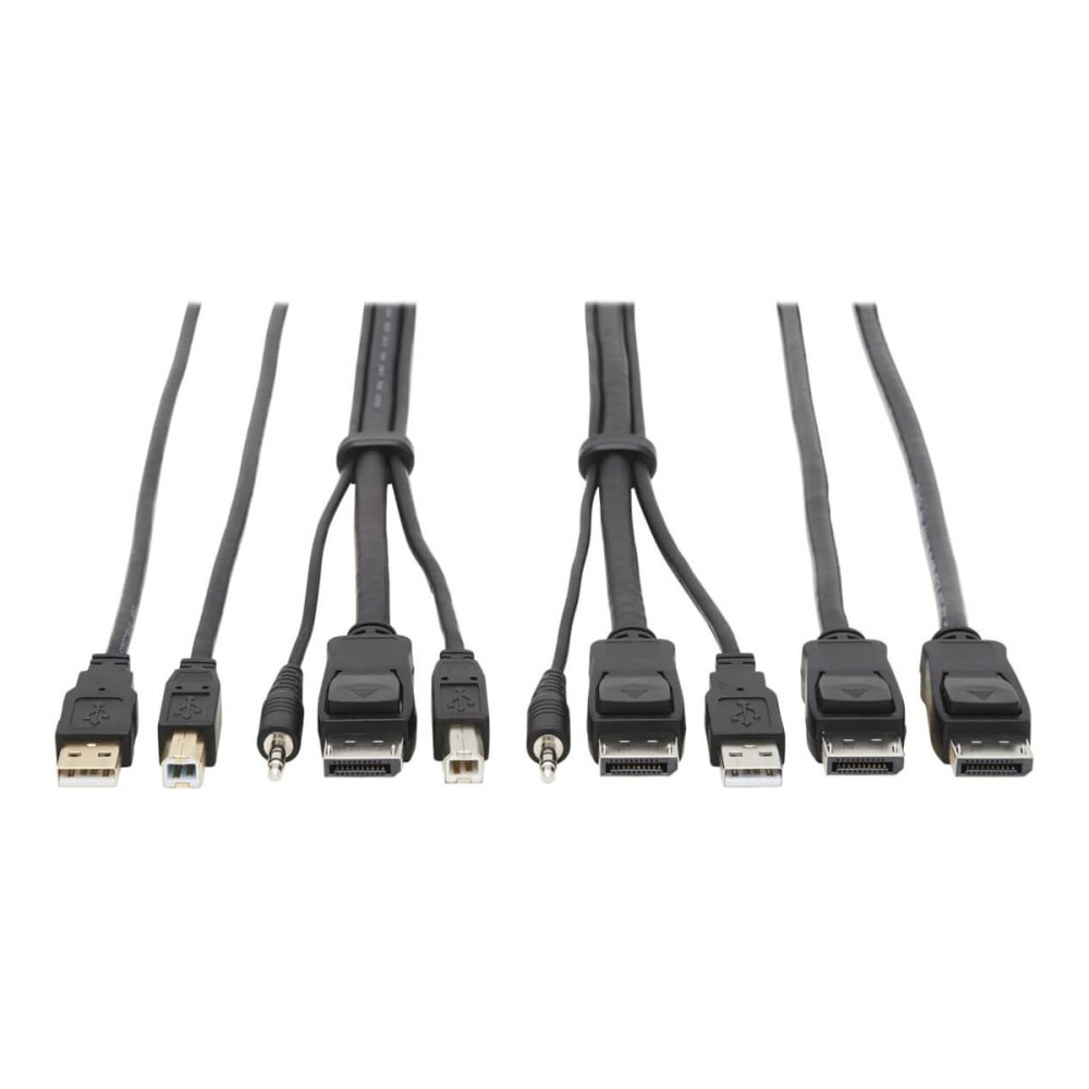 Tripp Lite DisplayPort KVM Cable Kit 4K USB
