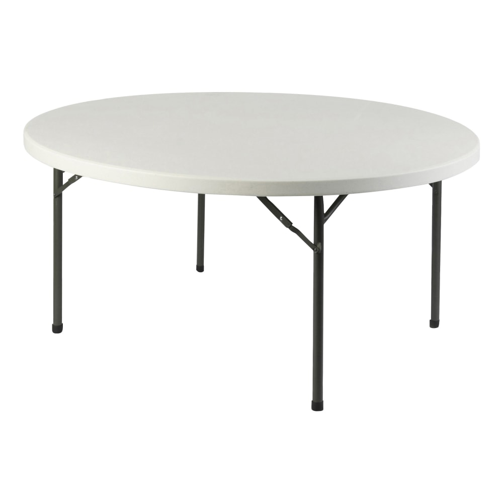 Lorell® Banquet Folding Table, Round, 29-1/4"H x 71"W