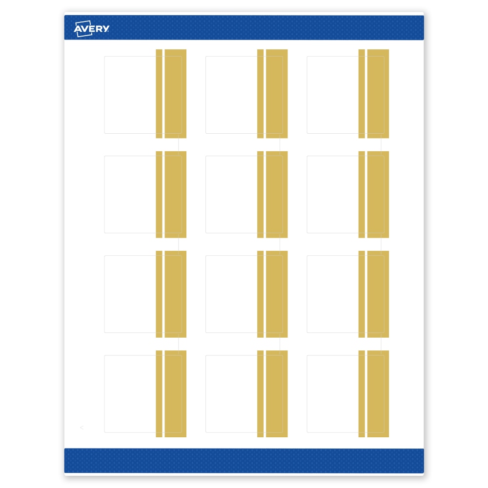 Avery® Print-To-The-Edge Labels With Sure Feed® Technology,