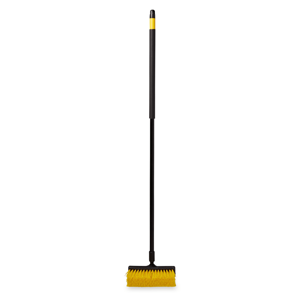 10" Floor Scrub, Plastic Block, Bi Level, Polypropylene