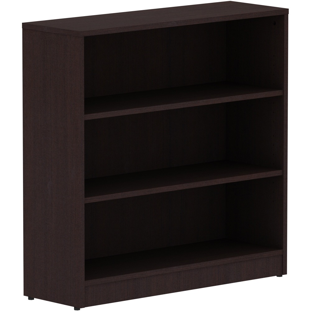 Lorell® Essentials 3-Shelf Laminate Modular Shelving