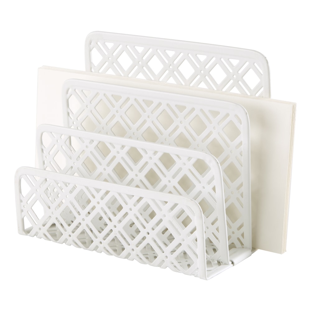 Realspace® Streya Cut-Metal Letter Sorter, 5-1/2"H x
