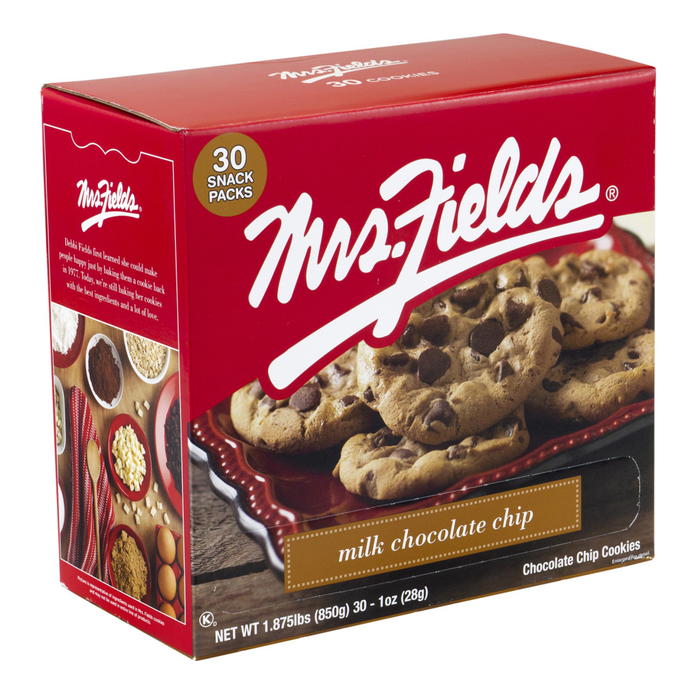 Mrs. Fields Milk Chocolate Chip Cookies, 1 Oz,