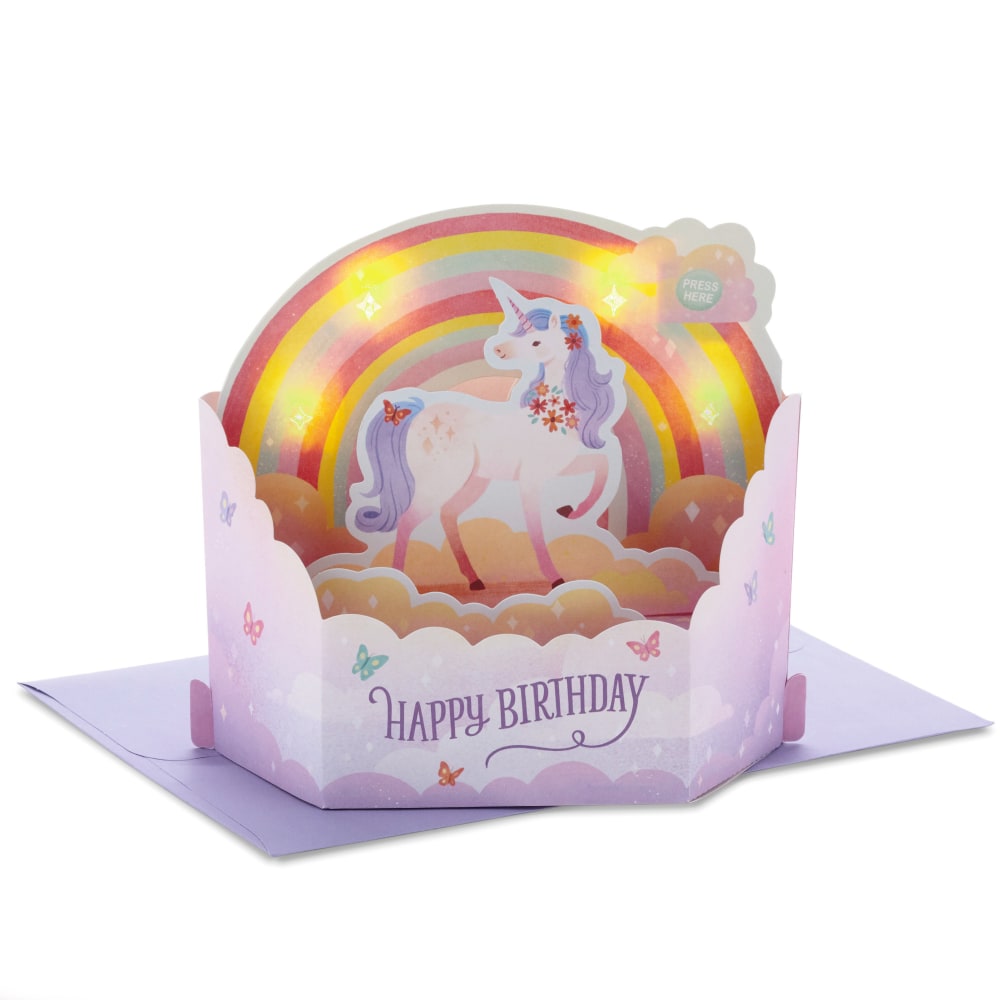 Hallmark Paper Wonder Card, 9-1/2” x 6-9/16”, Unicorn