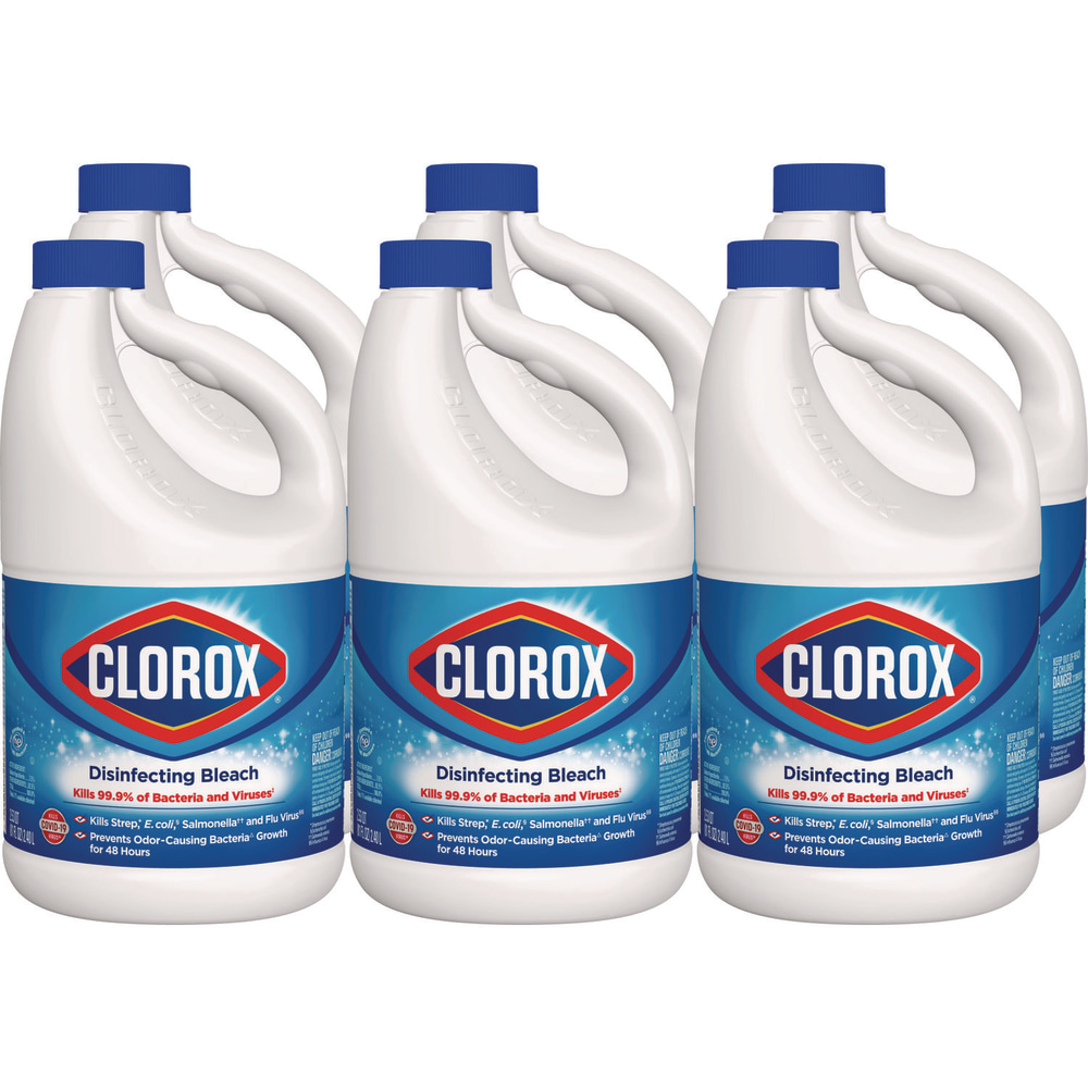 Clorox® Concentrated Regular Disinfecting Bleach, 81 oz Bottle,