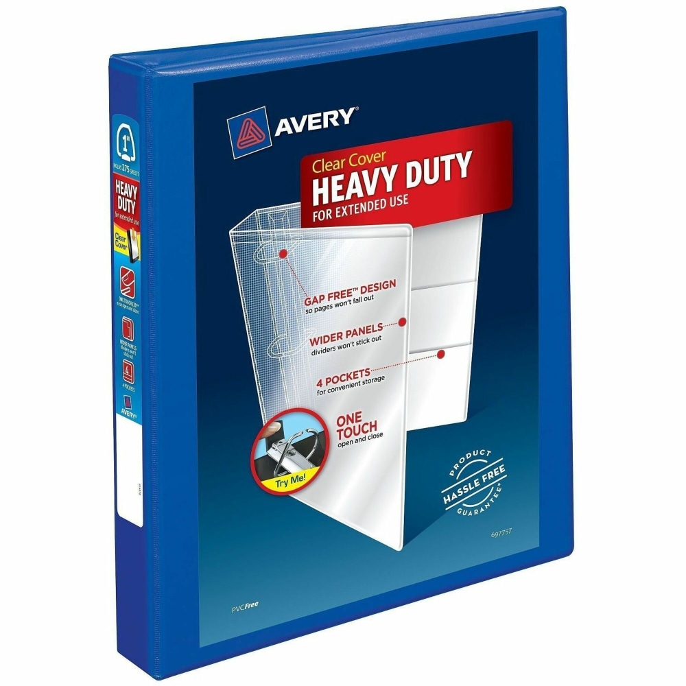 Avery® Heavy-Duty View 3-Ring Binder With Locking One-Touch