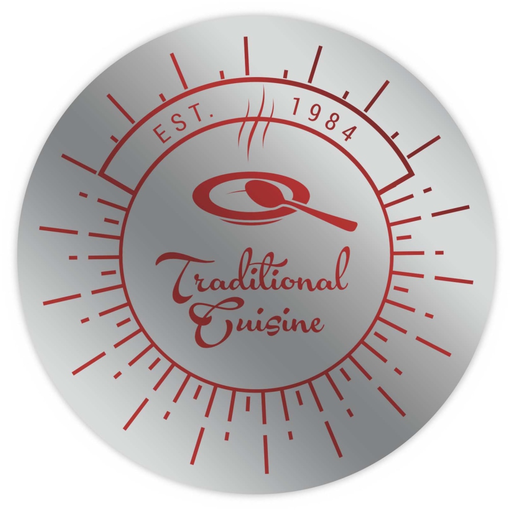 Custom 1-Color Foil-Stamped Labels And Stickers, 1" Circle,