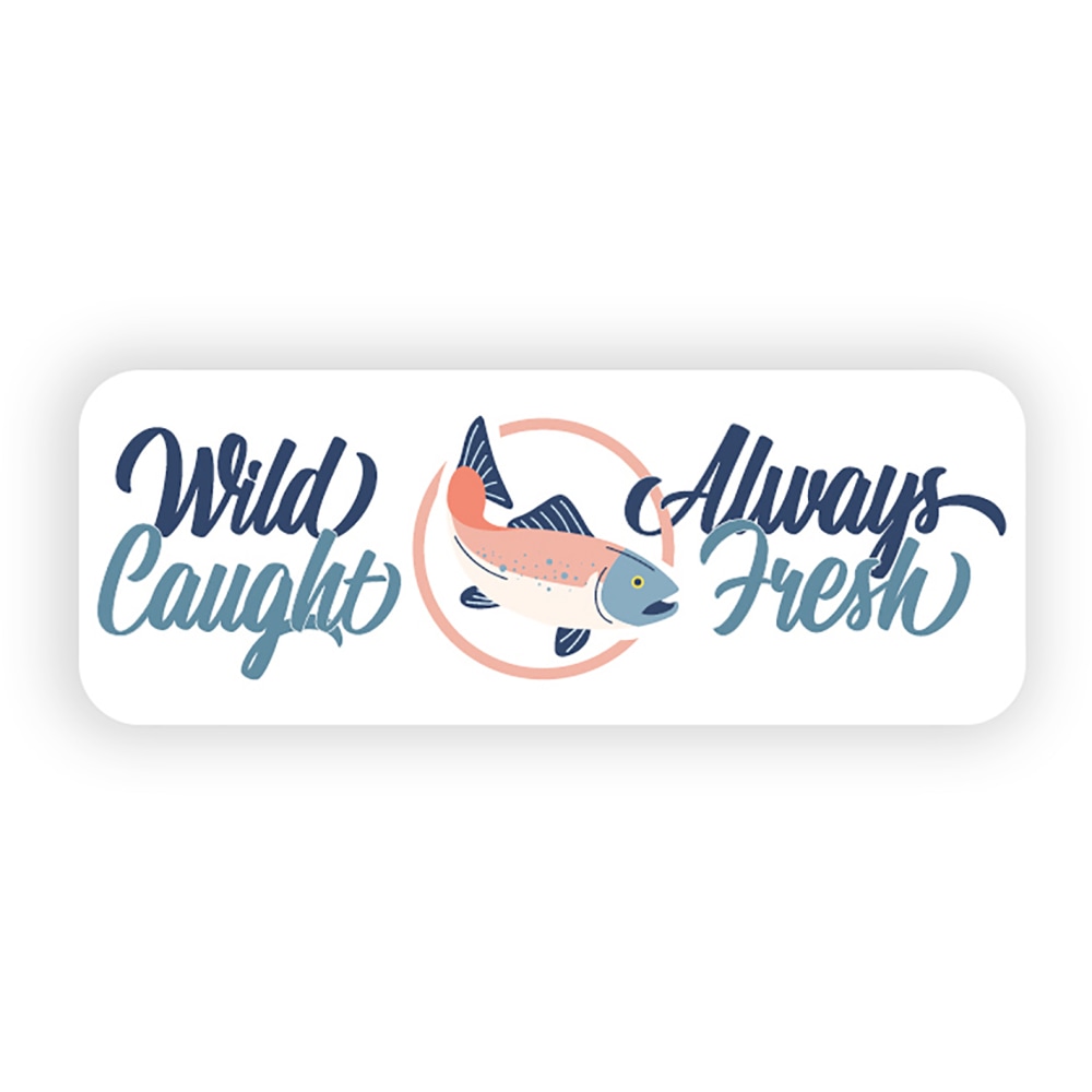 Custom Full-Color Printed Labels And Stickers, Rectangle, 3/4”
