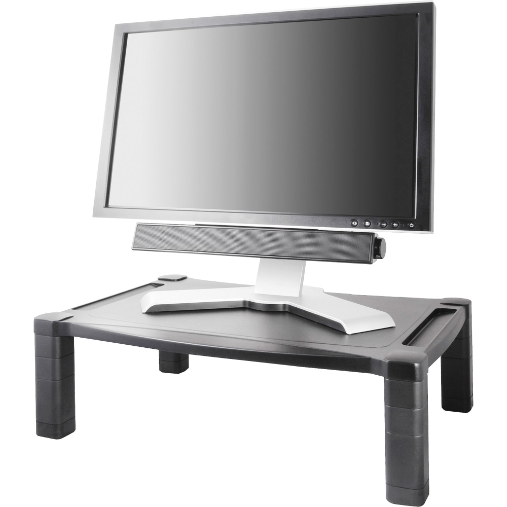 Kantek Extra Wide Adjustable Monitor Laptop Stand 20inx13in