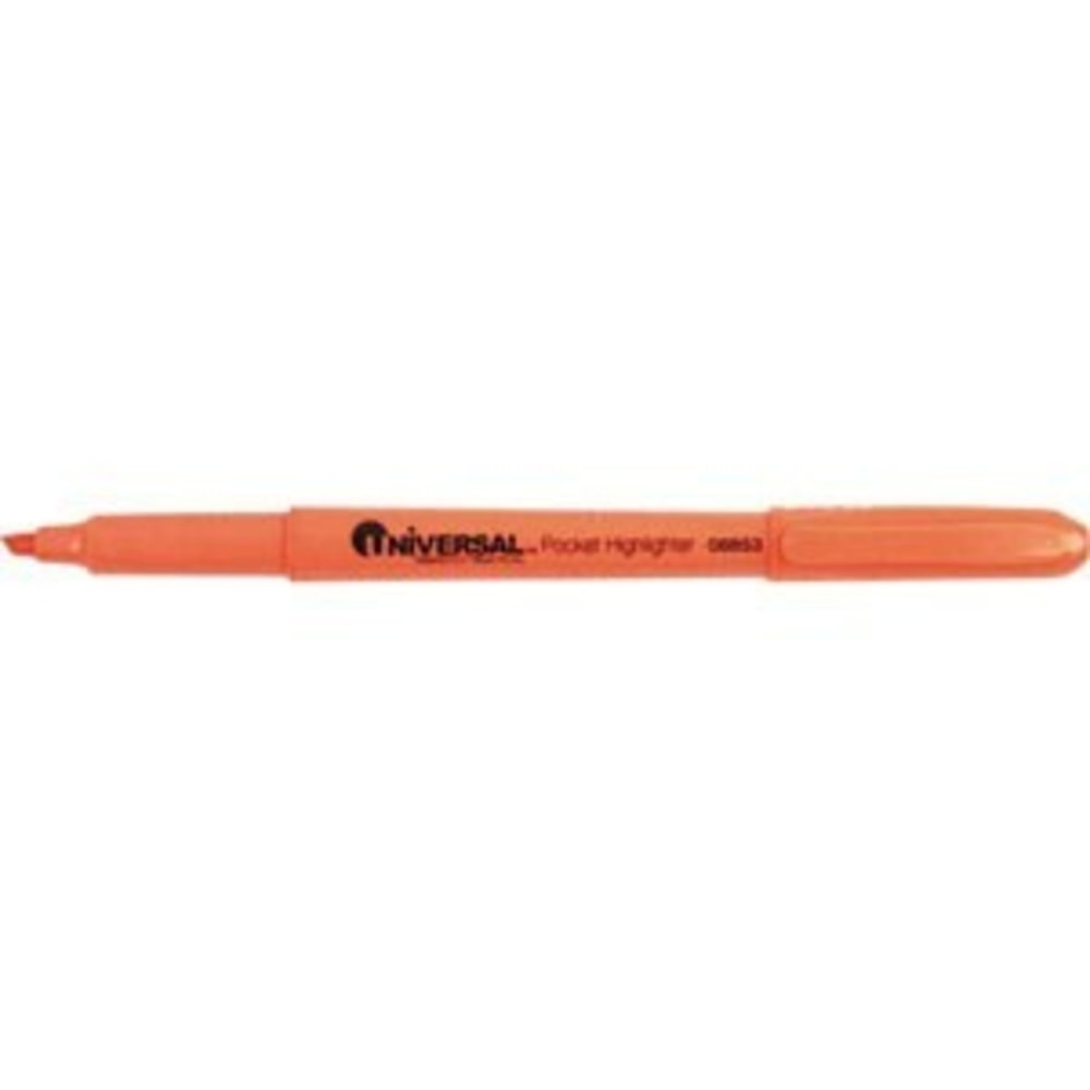 Universal 08853 Pocket Clip Highlighter - Marker Point