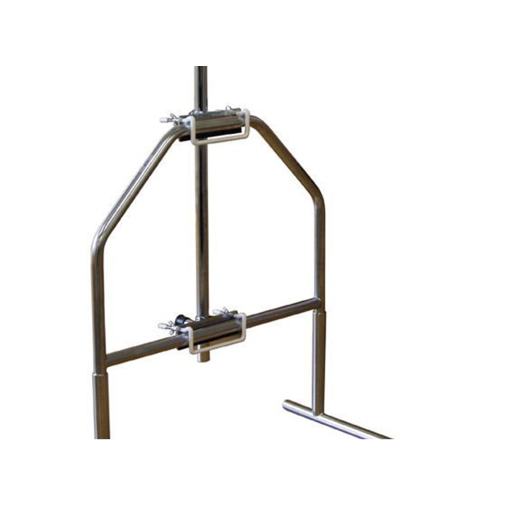 Medline Standard Trapeze Bar With Offset Bracket, Steel