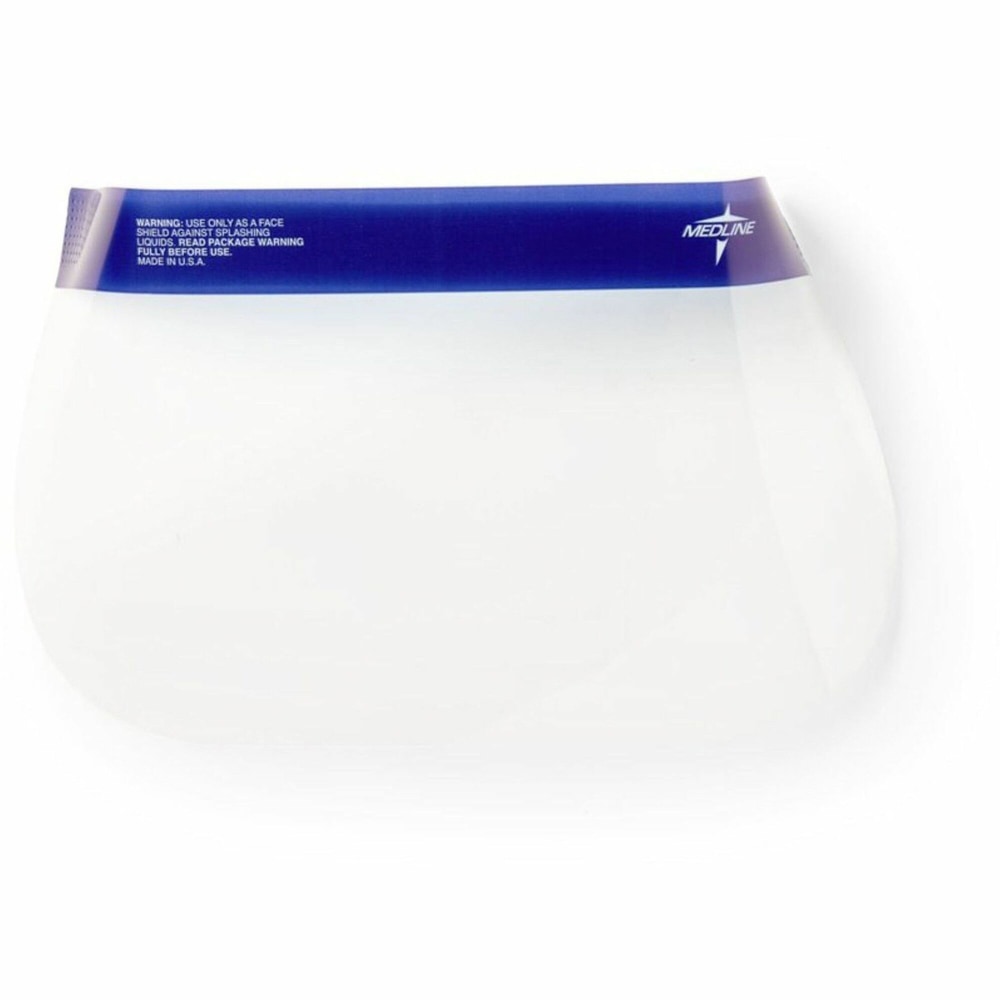 Medline Disposable Full-Length Face Shields - Fog, Splash