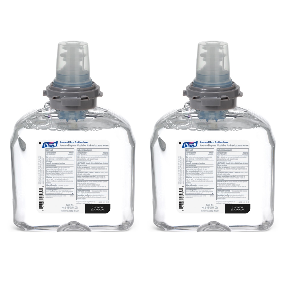 Purell Advanced Hand Sanitizer Foam, Clean Scent, 1200