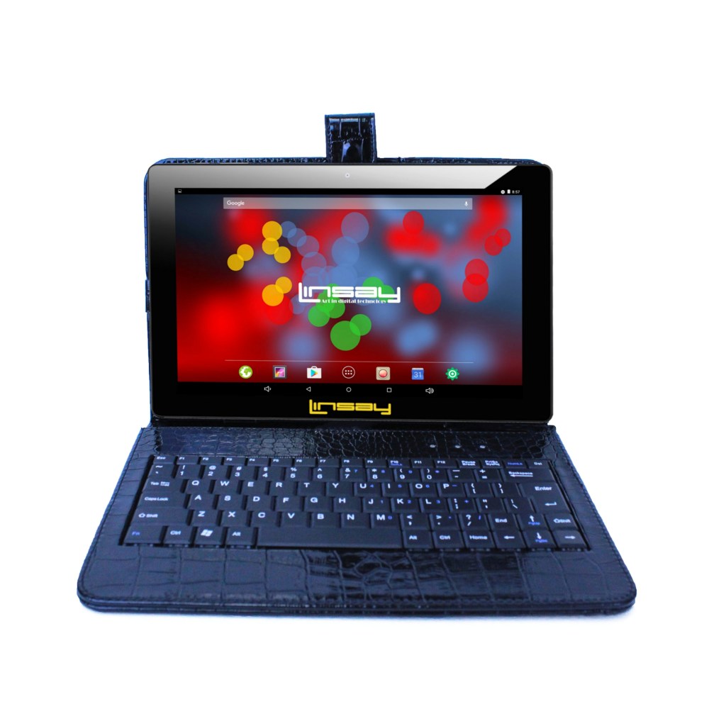 Linsay F10IPS Tablet, 10.1" Screen, 2GB Memory, 64GB