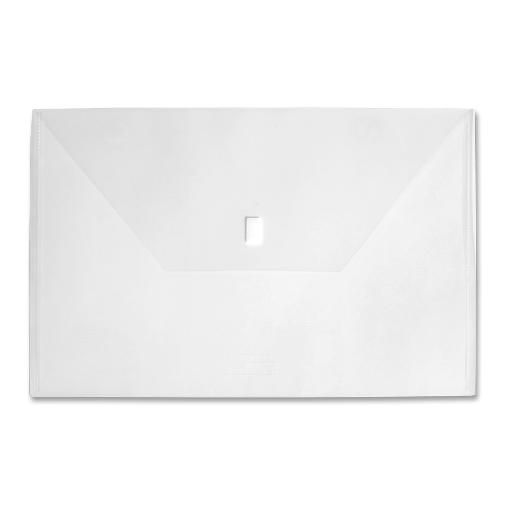 LION Poly Project Folder, 11" X 17", Clear