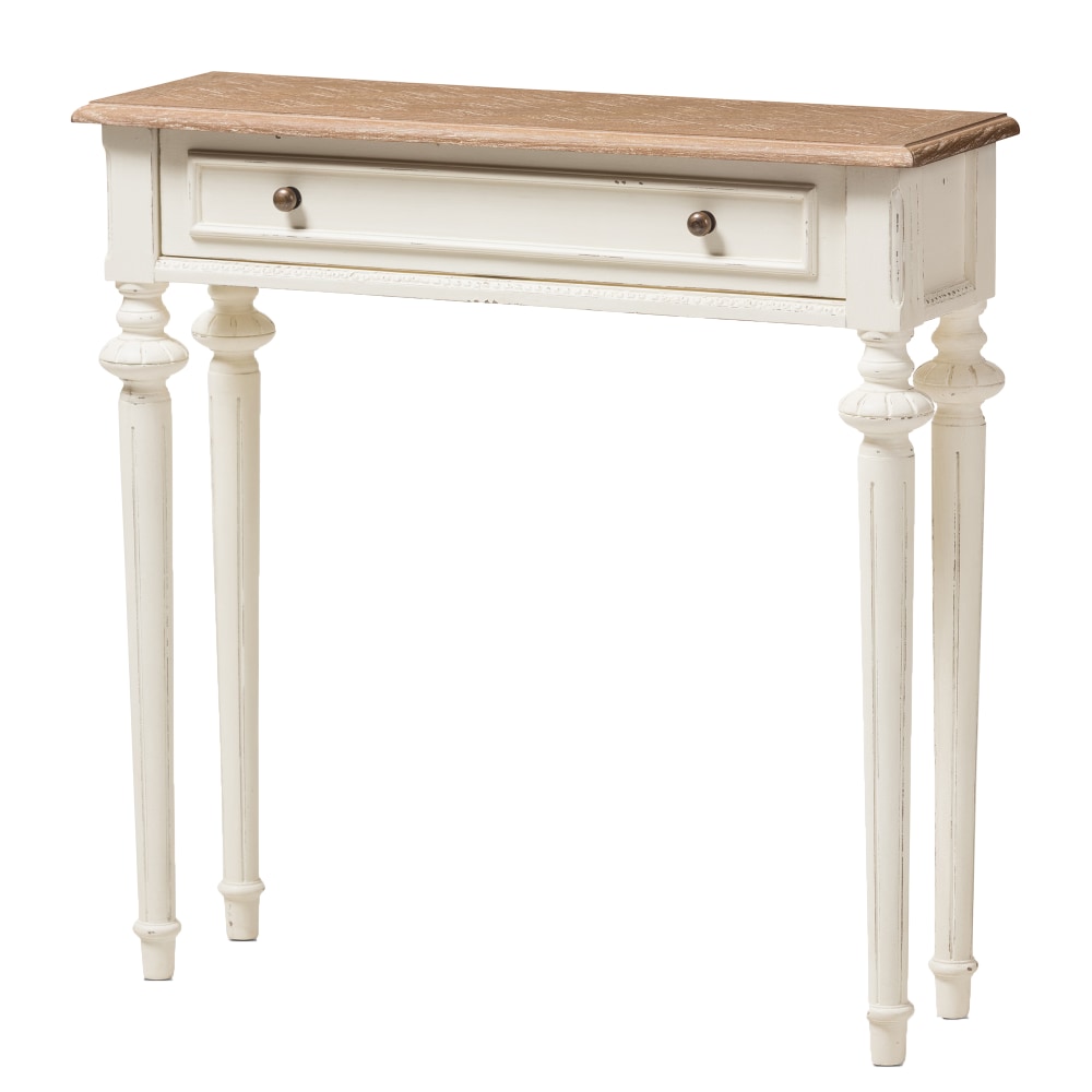 Baxton Studio Kurt Console Table, 31-1/2"W, Off-White