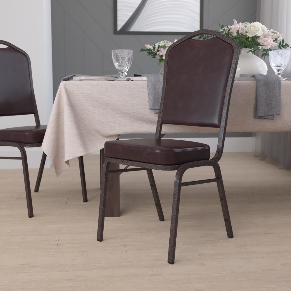 Flash Furniture HERCULES Series Crown Back Stacking Banquet