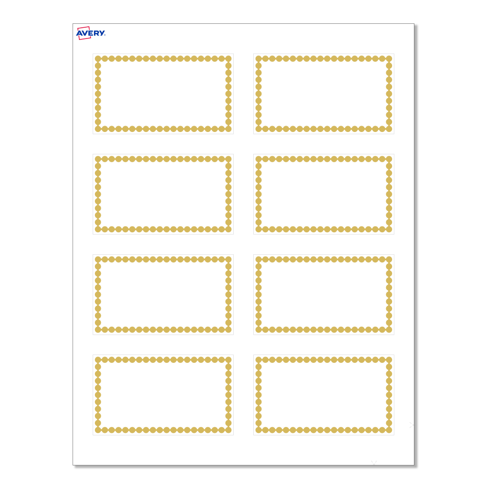 Avery® Print-To-The-Edge Cards With Sure Feed® Technology,