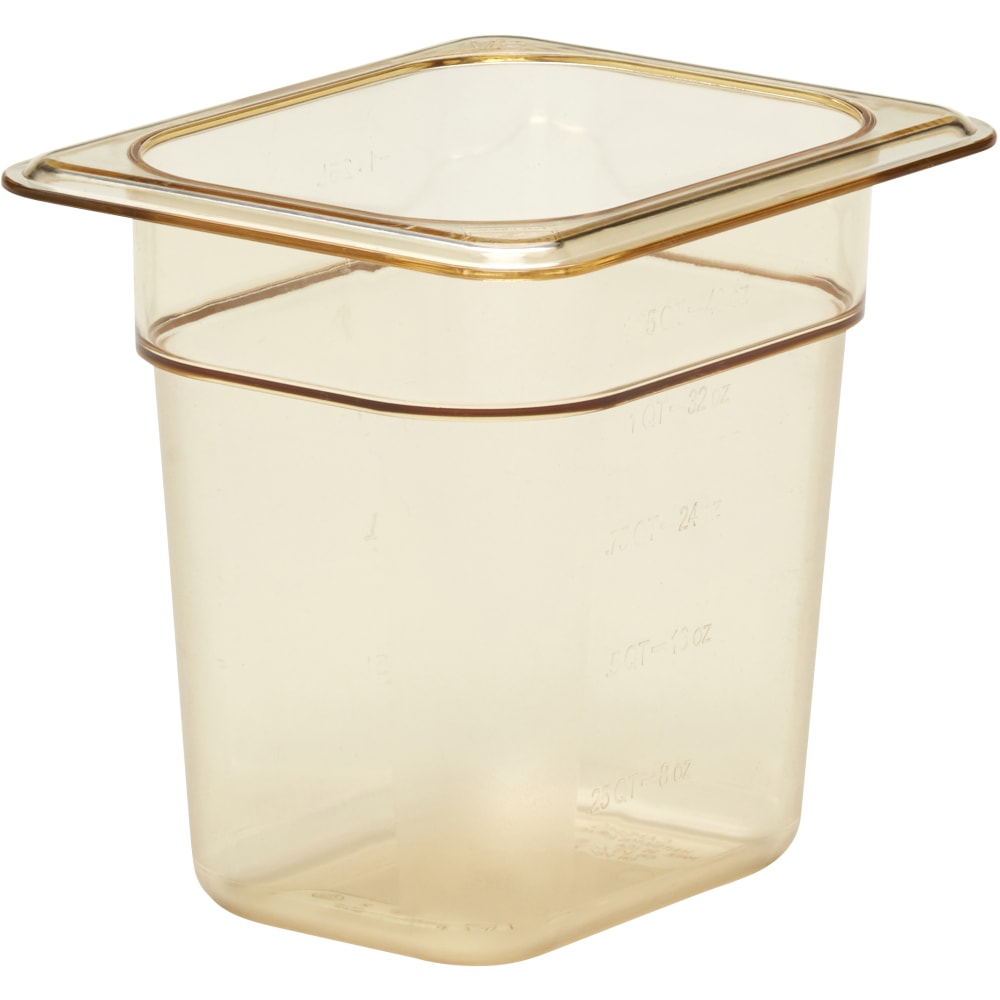 Cambro H-Pan High-Heat GN 1/8 Food Pans, 6"H