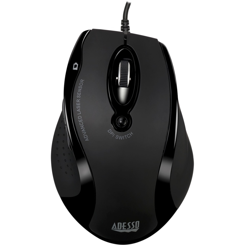 Adesso® iMouse G2 USB Ergonomic Optical Mouse, Black