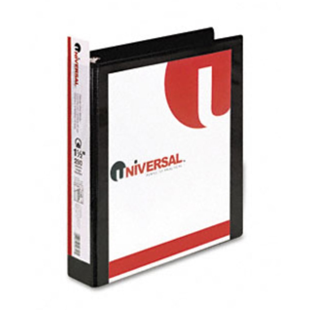 Universal Deluxe Round Ring Vinyl View Binder, 8