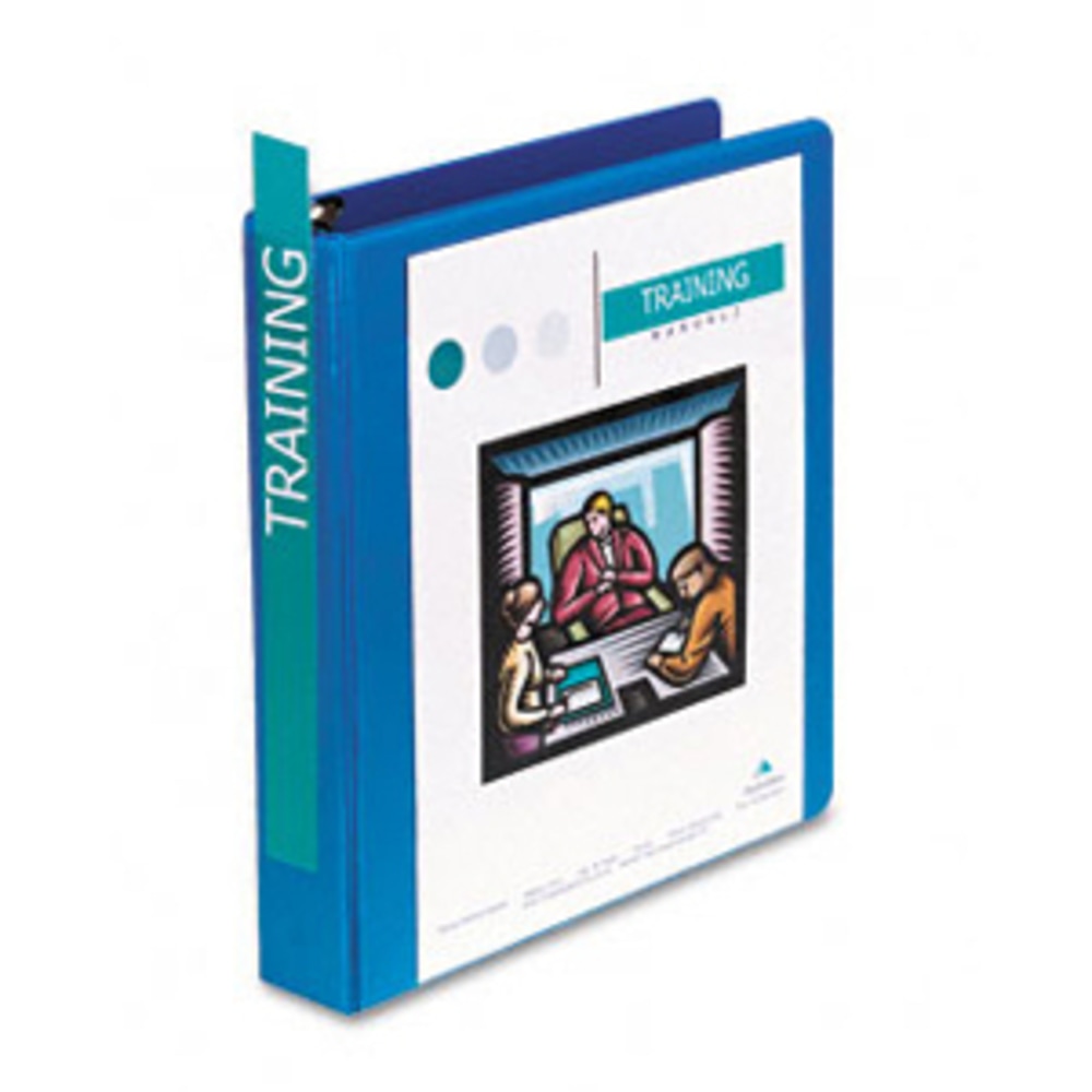 Universal Deluxe Round Ring Vinyl View Binder, 8