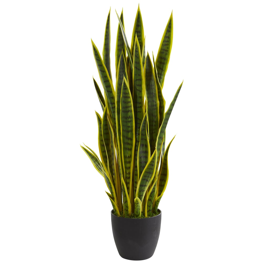 Nearly Natural Sansevieria 38" Artificial Plant With Pot,