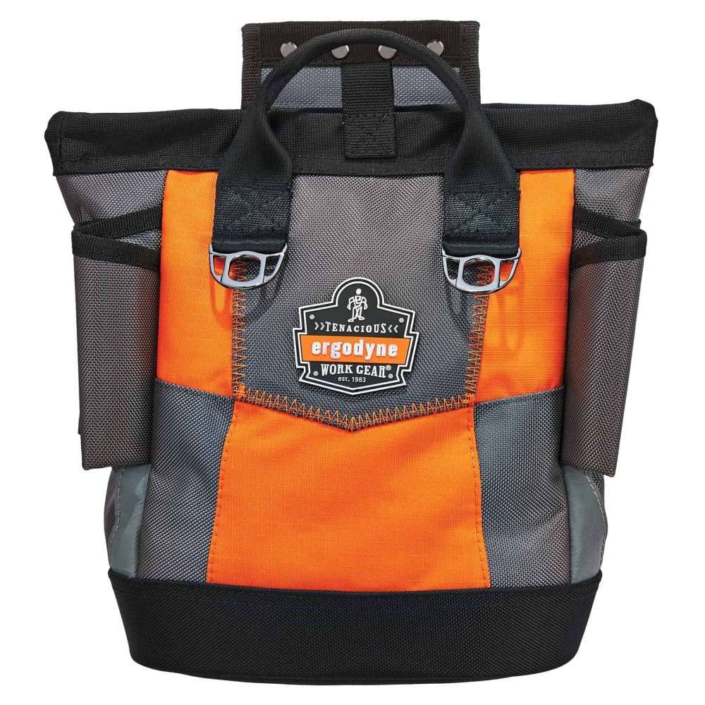 Ergodyne Arsenal® 5527 Premium-Topped Tool Pouch, Hinge, Orange