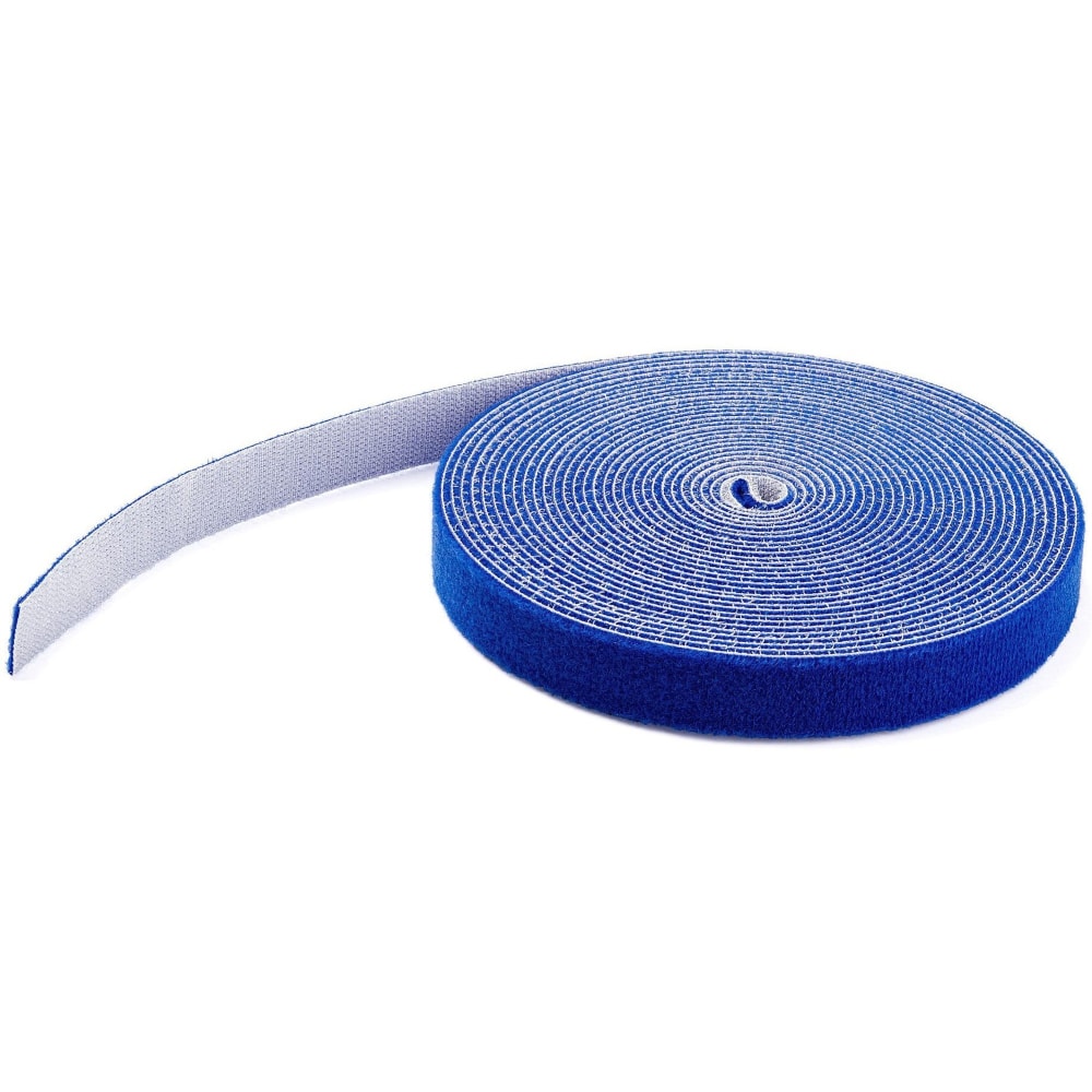 StarTech.com 25ft Hook and Loop Roll - Blue