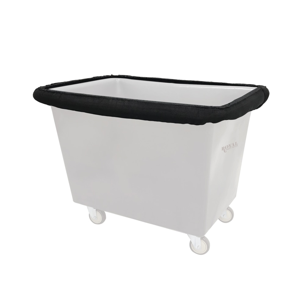 Royal Basket Trucks 16 BU Poly Bumper, Black