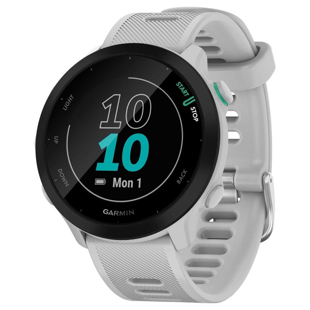 Garmin Forerunner 55 Running Watch, White