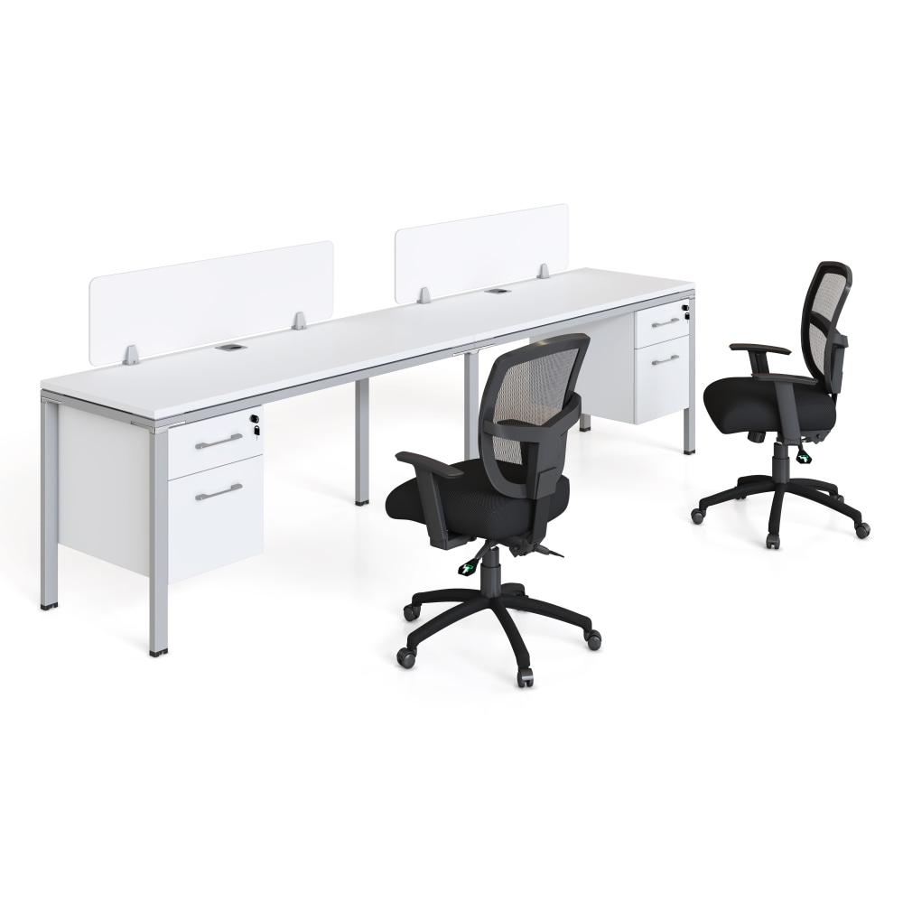Boss Office Products Simple System Double Desk, Side