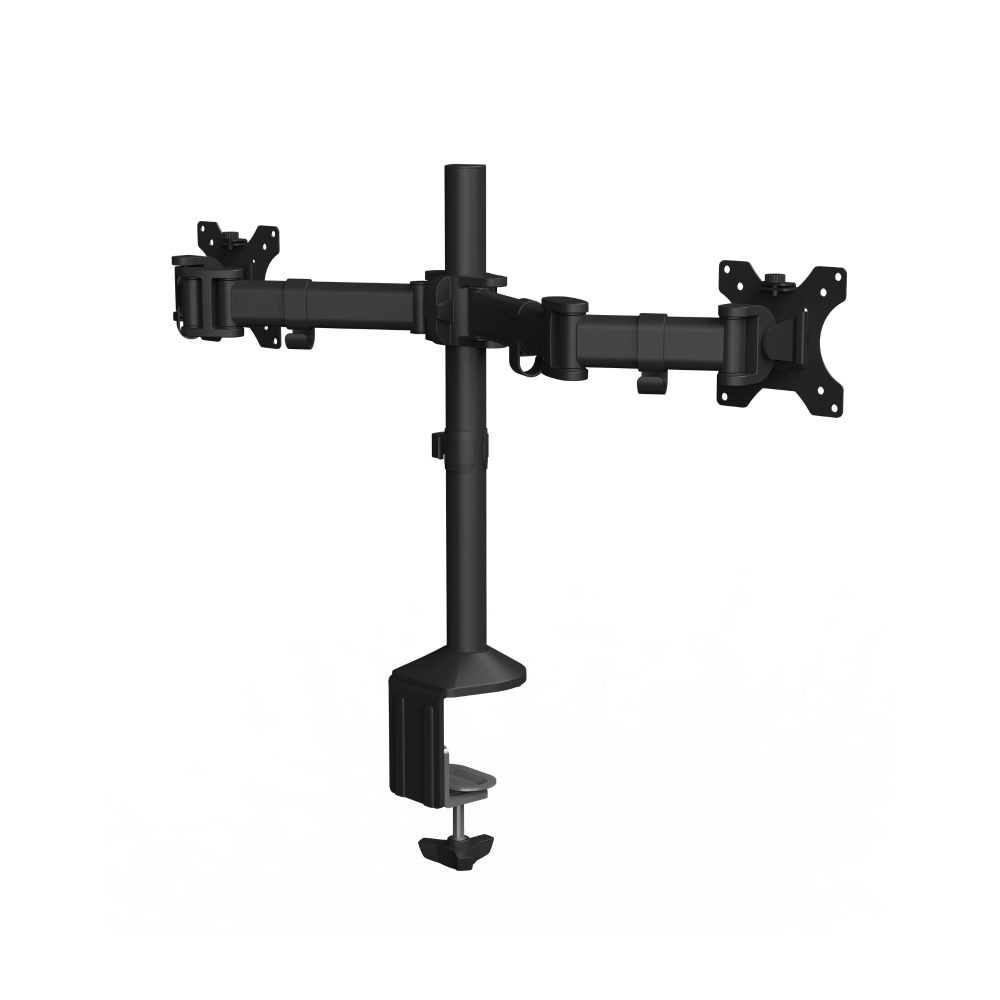 Fellowes® Reflex Dual Monitor Arms, 21-3/4"H x 4-1/2"W