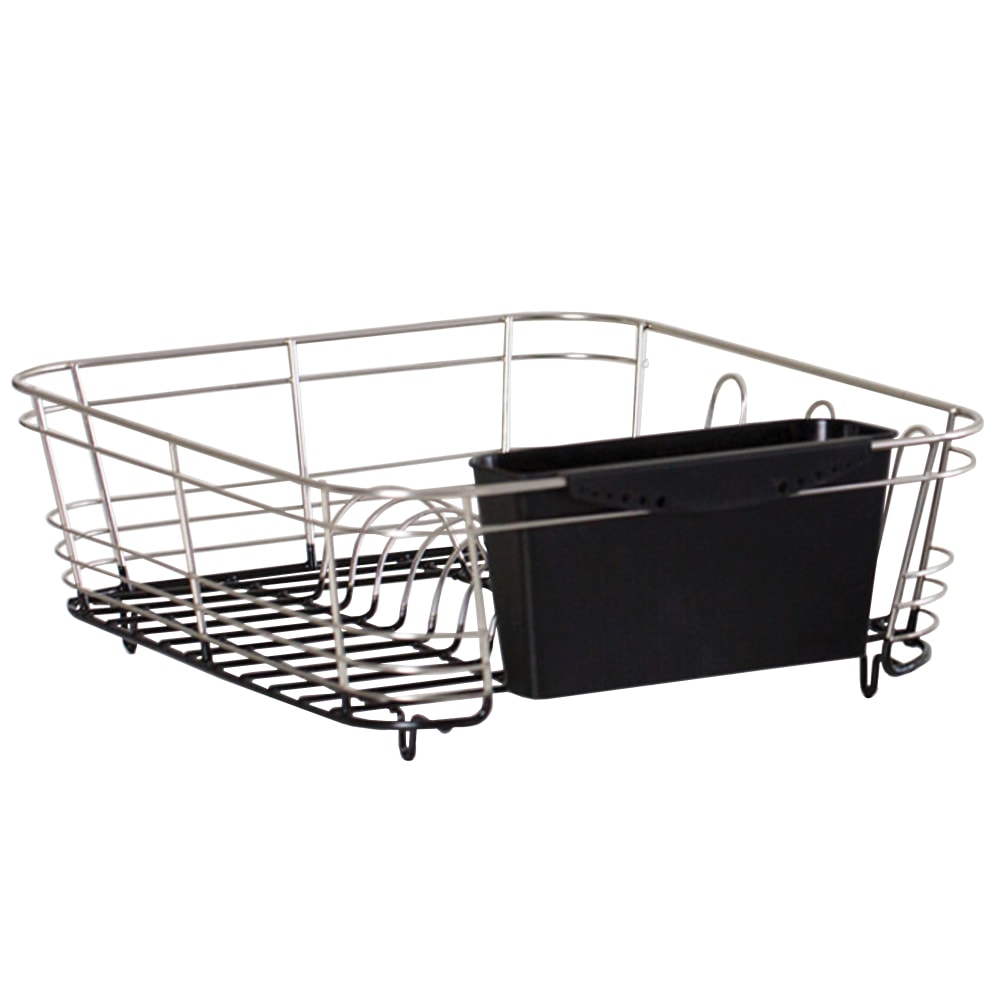 Better Houseware 2-Piece Stainless-Steel Dish Drainer, 5"H x