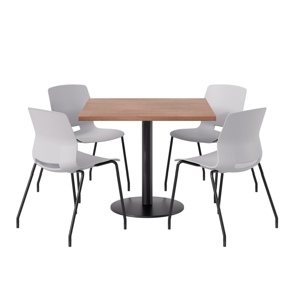 KFI Studios Proof Cafe Pedestal Table With Imme