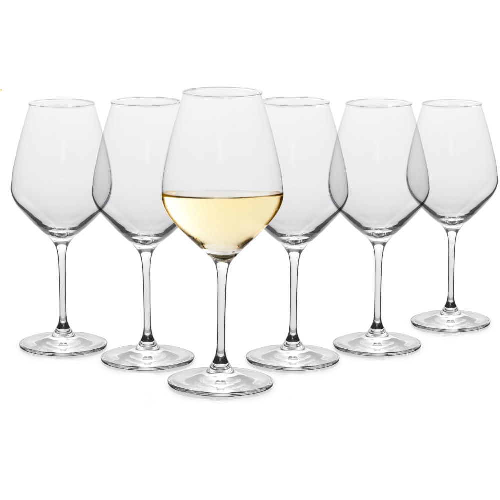 Table 12 White Wine Glasses, 14.5 Oz, Clear,