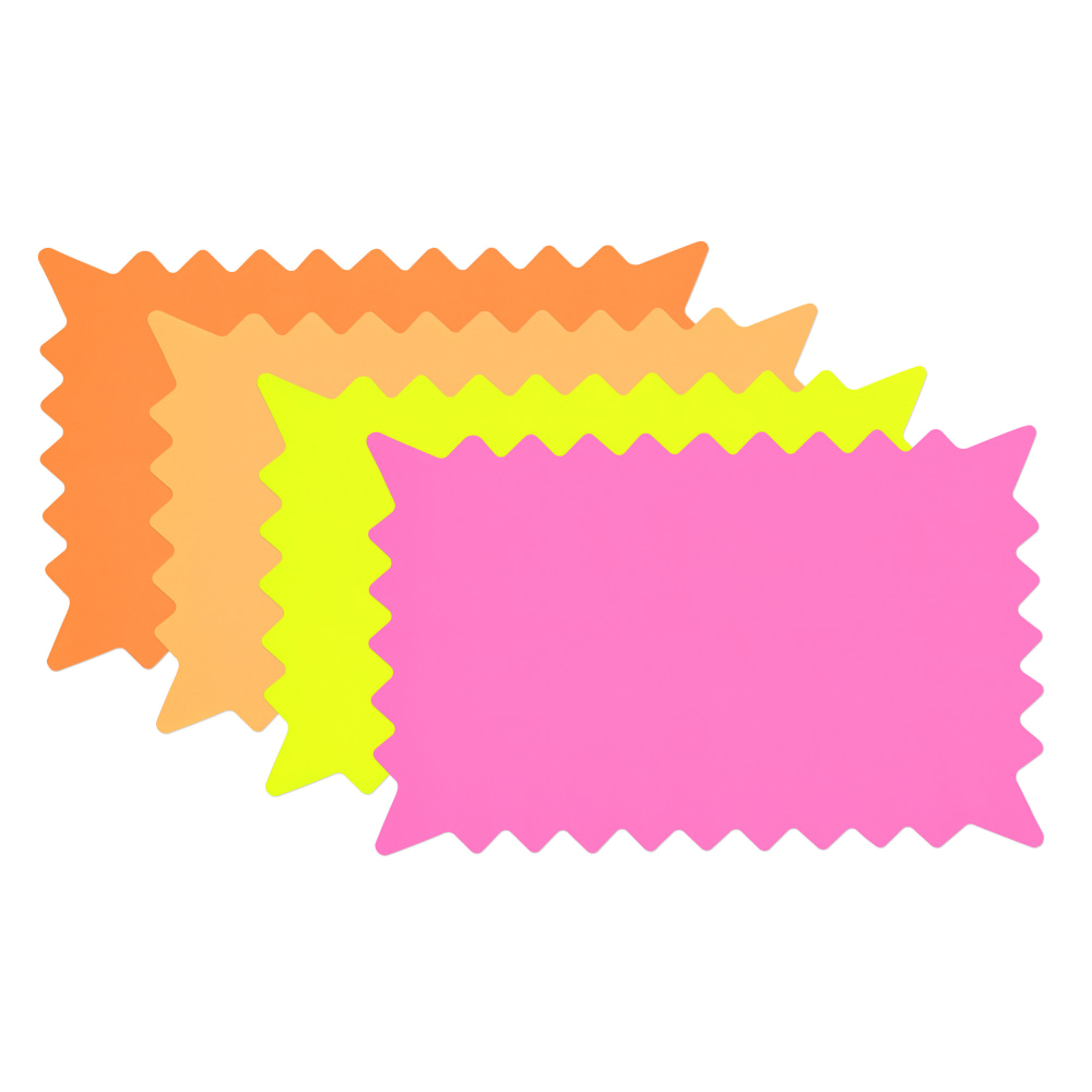 Cosco Burst-Shape Die-Cut Paper Signs, 6 3/8" x
