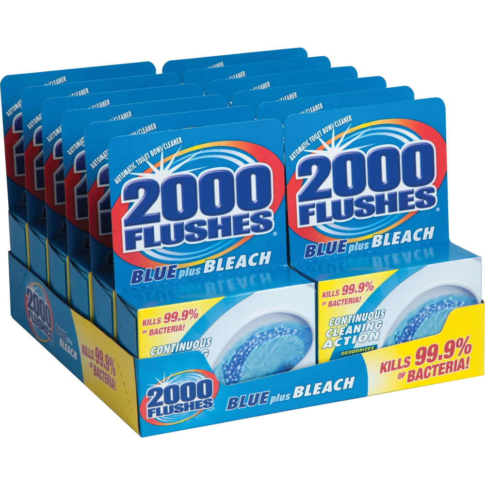 WD-40 2000 Flushes Blue/Bleach Bowl Cleaner Tablets -