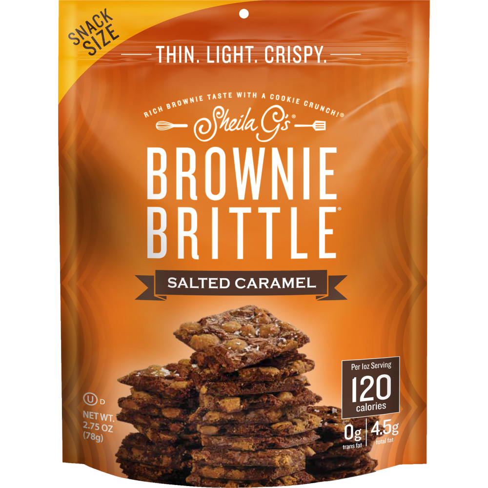 Brownie Brittle Salted Caramel, 2.75 Oz, Case Of