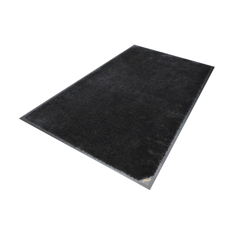 M+A Matting Classic Plush™ Mat, Black, 4&#x27; x