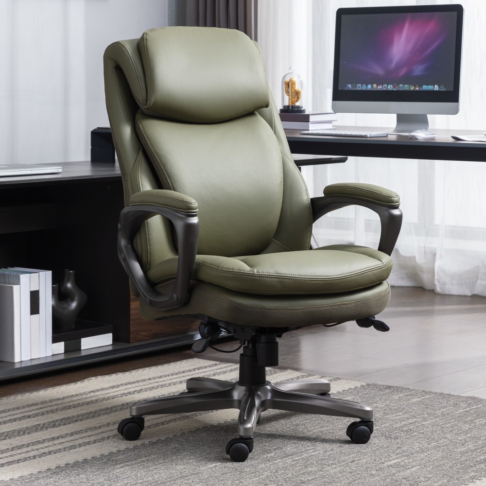 Serta Smart Layers Arlington Air Ergonomic Bonded Leather