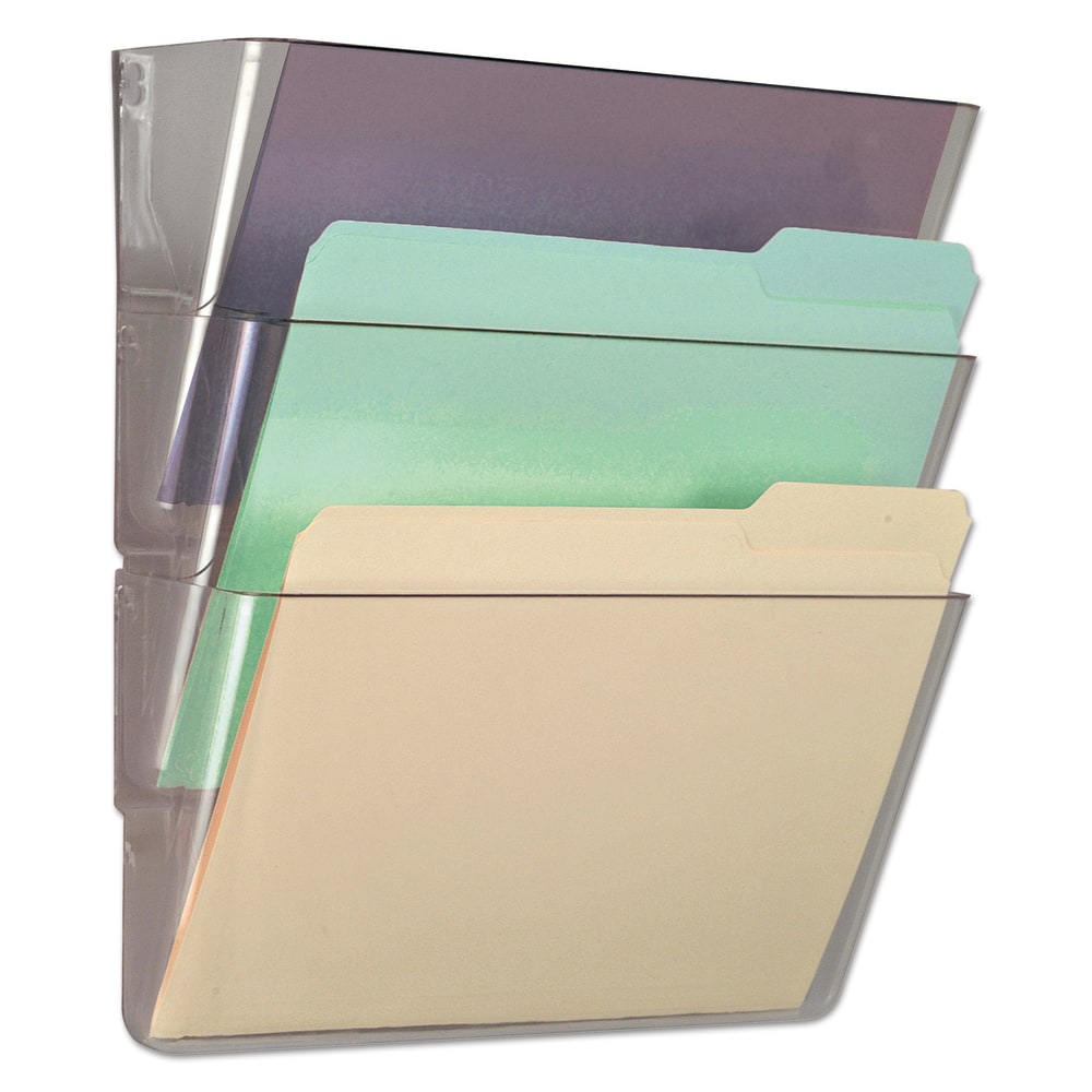 Universal® 3-Pocket Expandable Wall File Starter Set, Letter