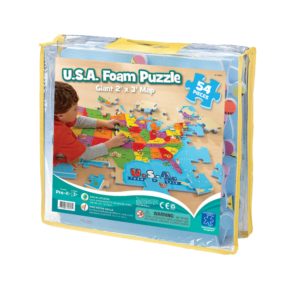 Educational Insights Foam Map Puzzle