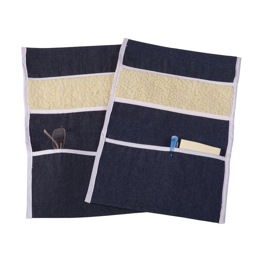 DMI® Wheelchair Armrest Covers With Storage Pouches, 10"