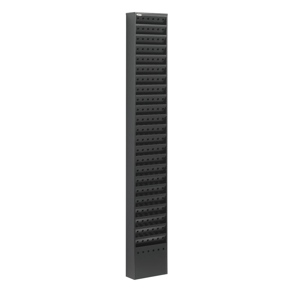 Safco® Steel Magazine Rack, 23 Pockets, 65 1/2"H