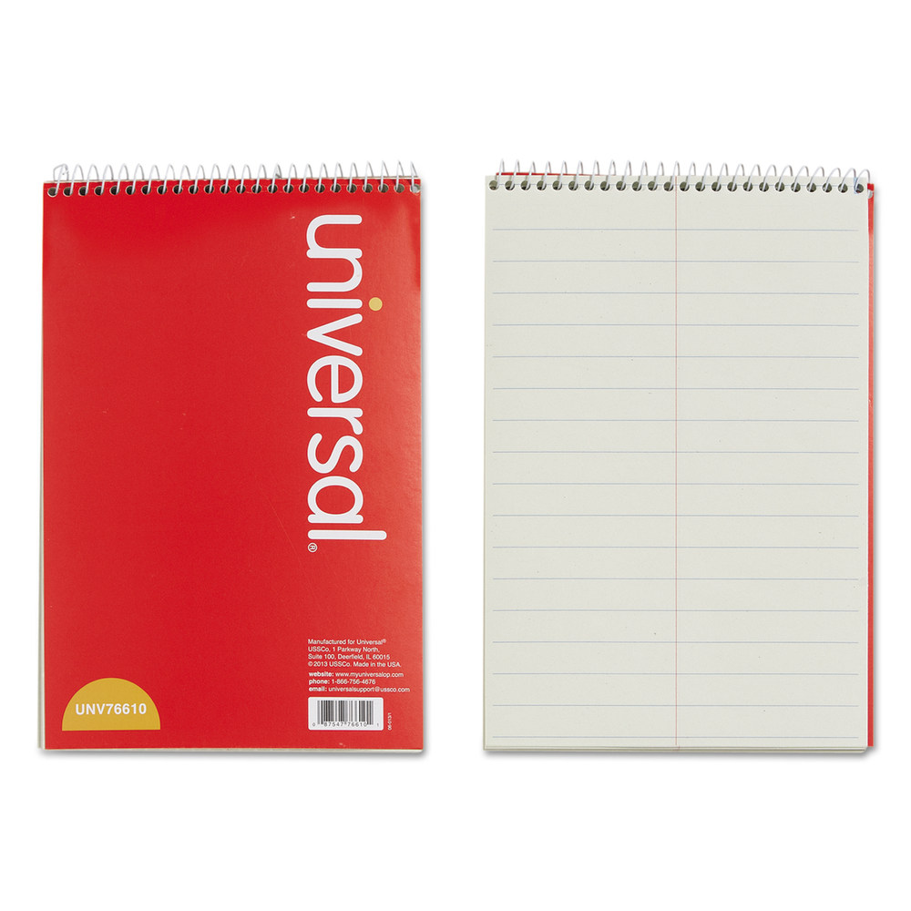 Universal® Steno Book, 6" x 9", Pitman Ruled,