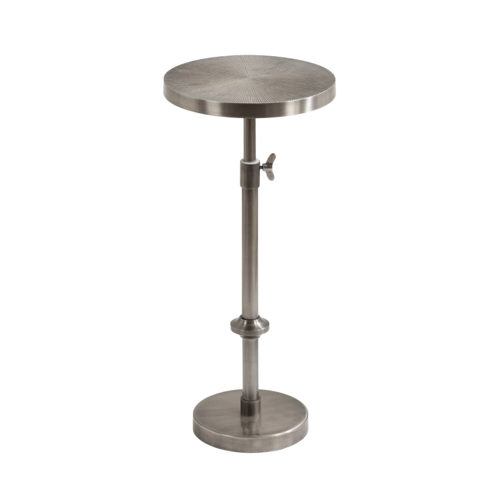 Kate and Laurel Engles Iron Round Drink Table,